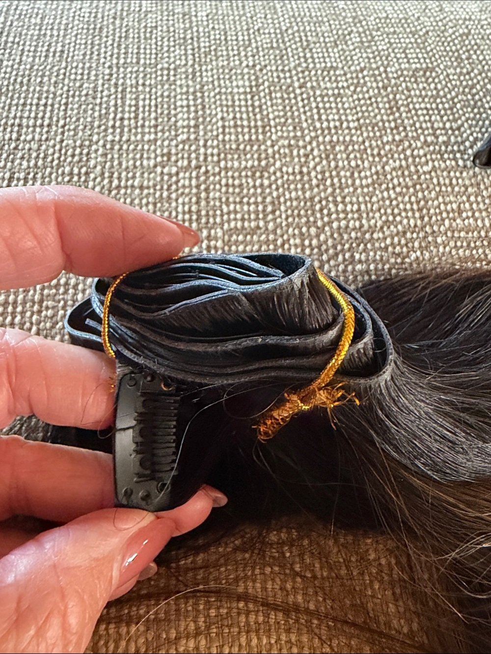 Goo Goo Hair Extensions  Clip In Hair T1B/6P1B 22”Inch - Picture 8 of 8